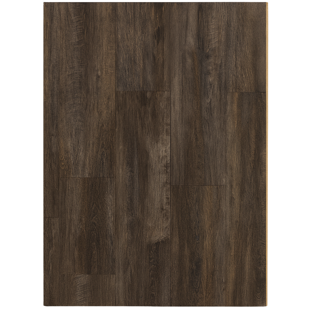 Dark brown wood flooring pattern