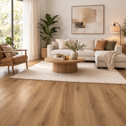 WaterProof Click- Lock Natural Oak | Hybrid Resilient