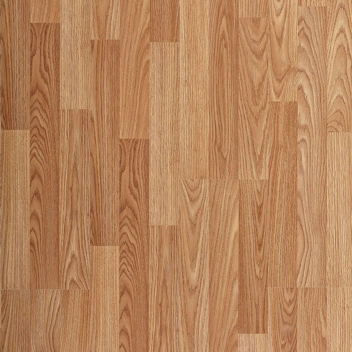 Warm Honey Oak laminate flooring installed pattern