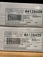 Warm Honey Oak laminate flooring carton label
